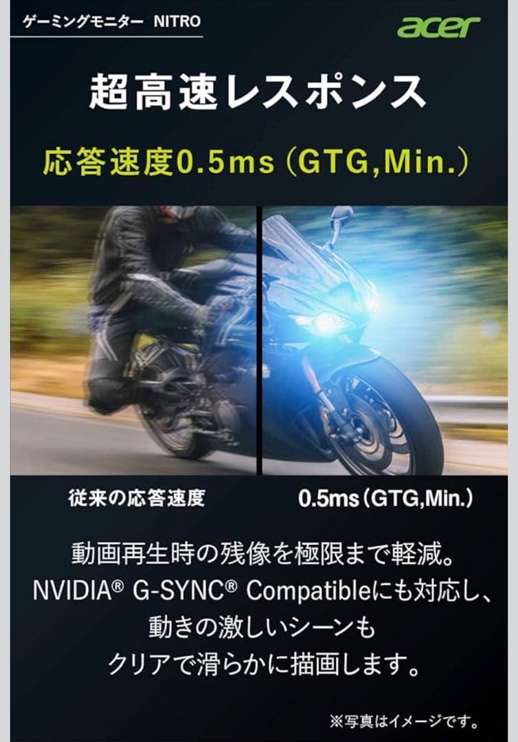 Acer ディスプレイモニター本体