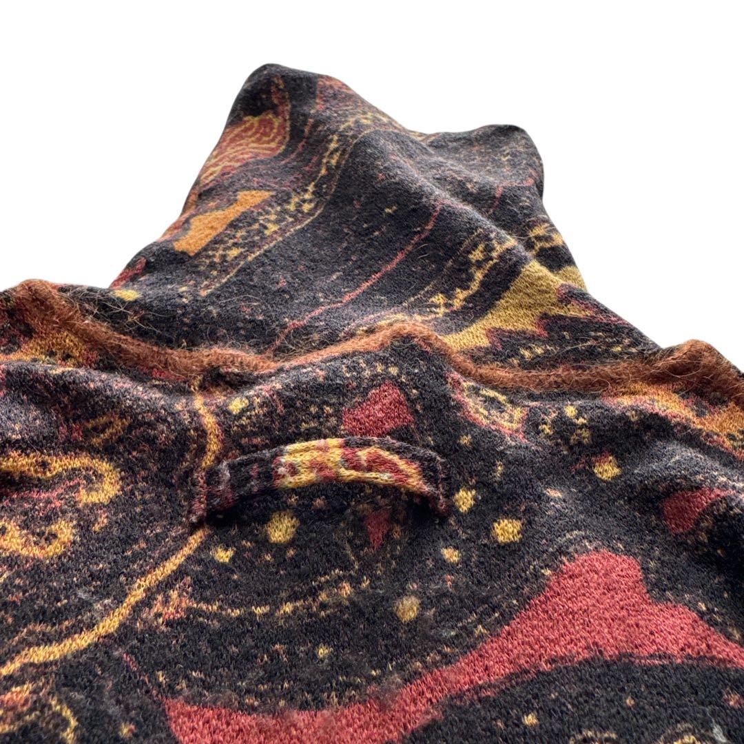 Jean Paul Gaultier ペイズリー柄 タートルネック ニット