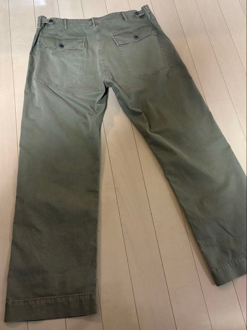 【極美品】RRL 13star ヘリンボーン ユーティリティ パンツ 38×32