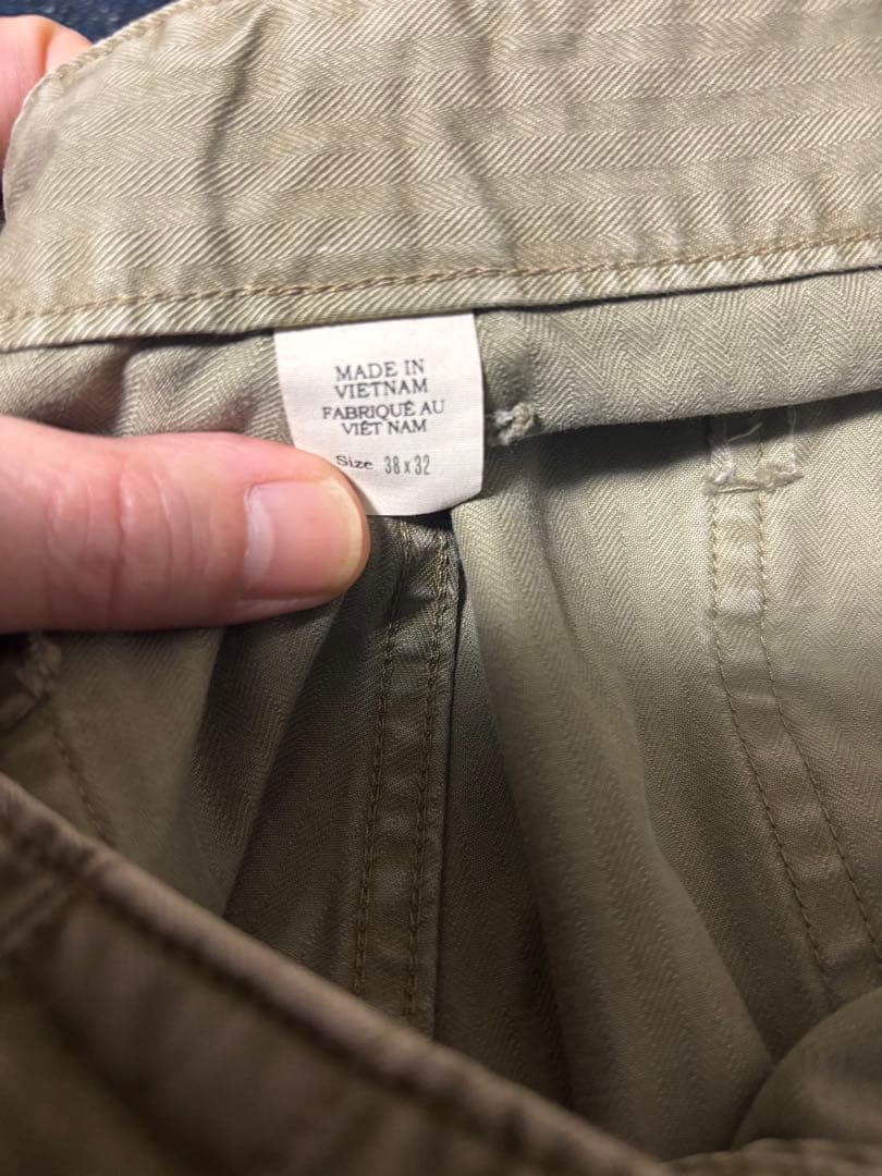 【極美品】RRL 13star ヘリンボーン ユーティリティ パンツ 38×32
