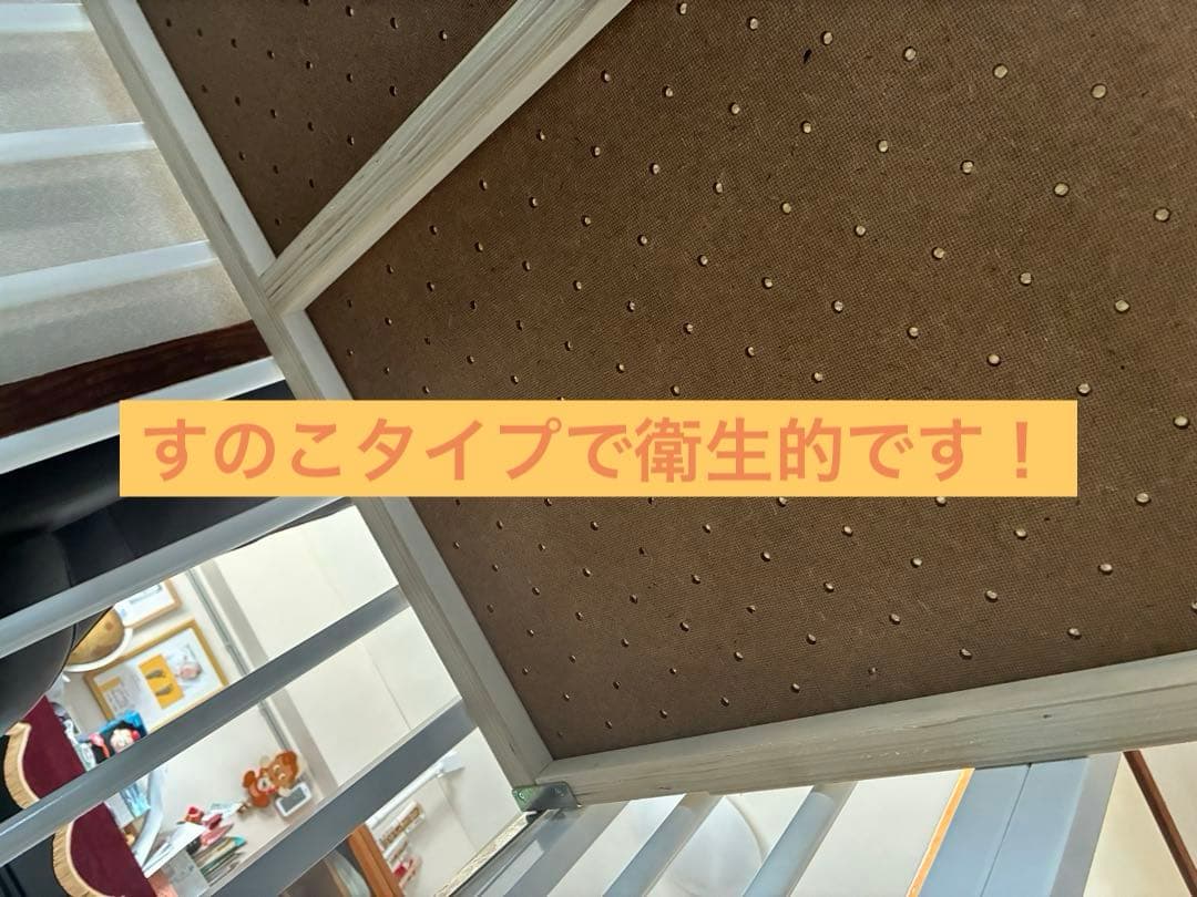 【枠を開いて留めるだけ！】ベビーベッド折りたたみハイタイプ