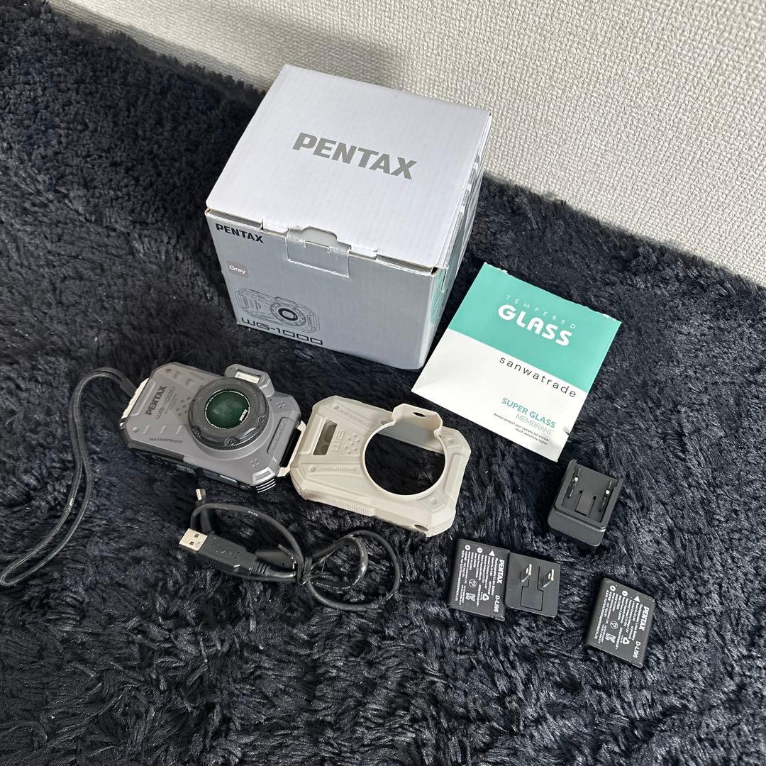 RICOH PENTAX WG-1000 防水 デジタルカメラ オリーブ