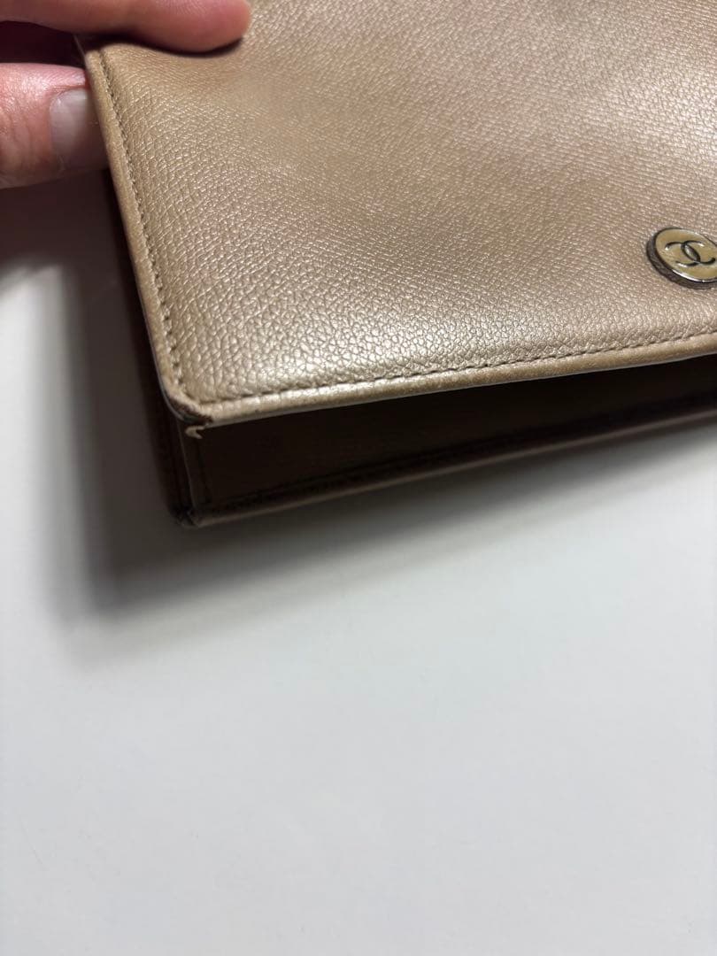 CHANEL 長財布 ベージュ