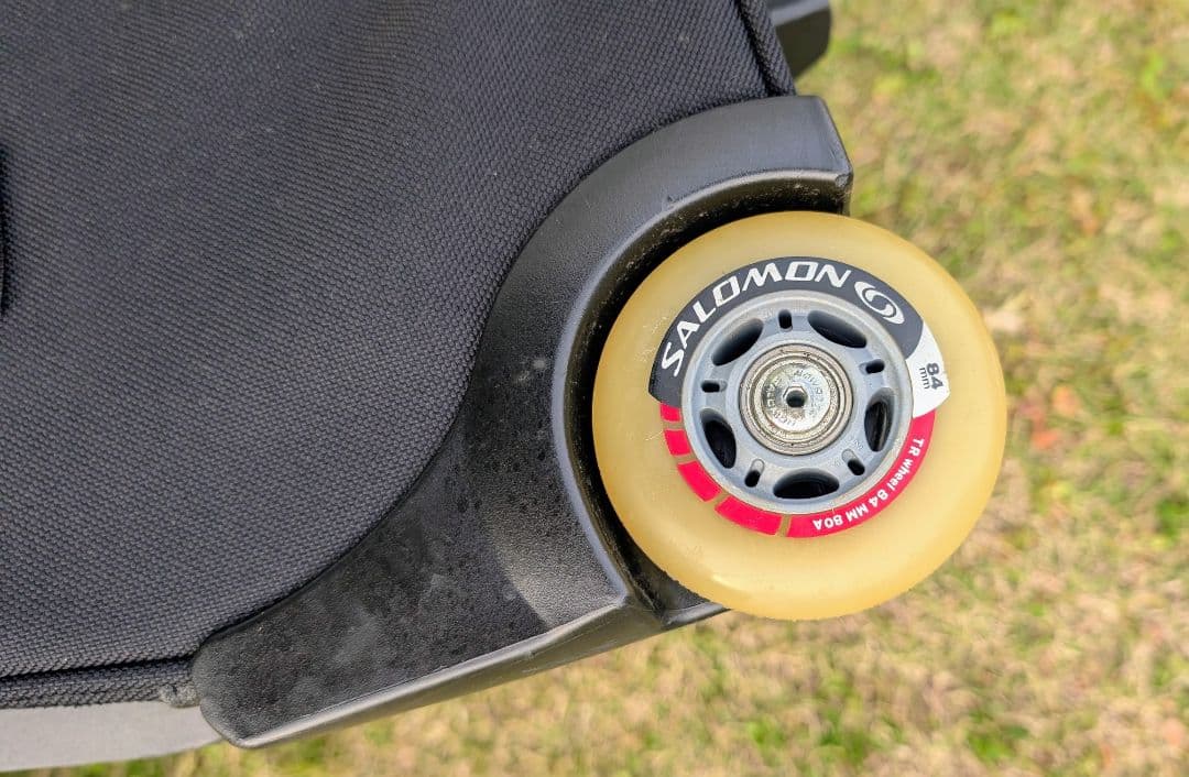 SALOMON 防水袋付き 大型キャリーバッグ スキー スノボー