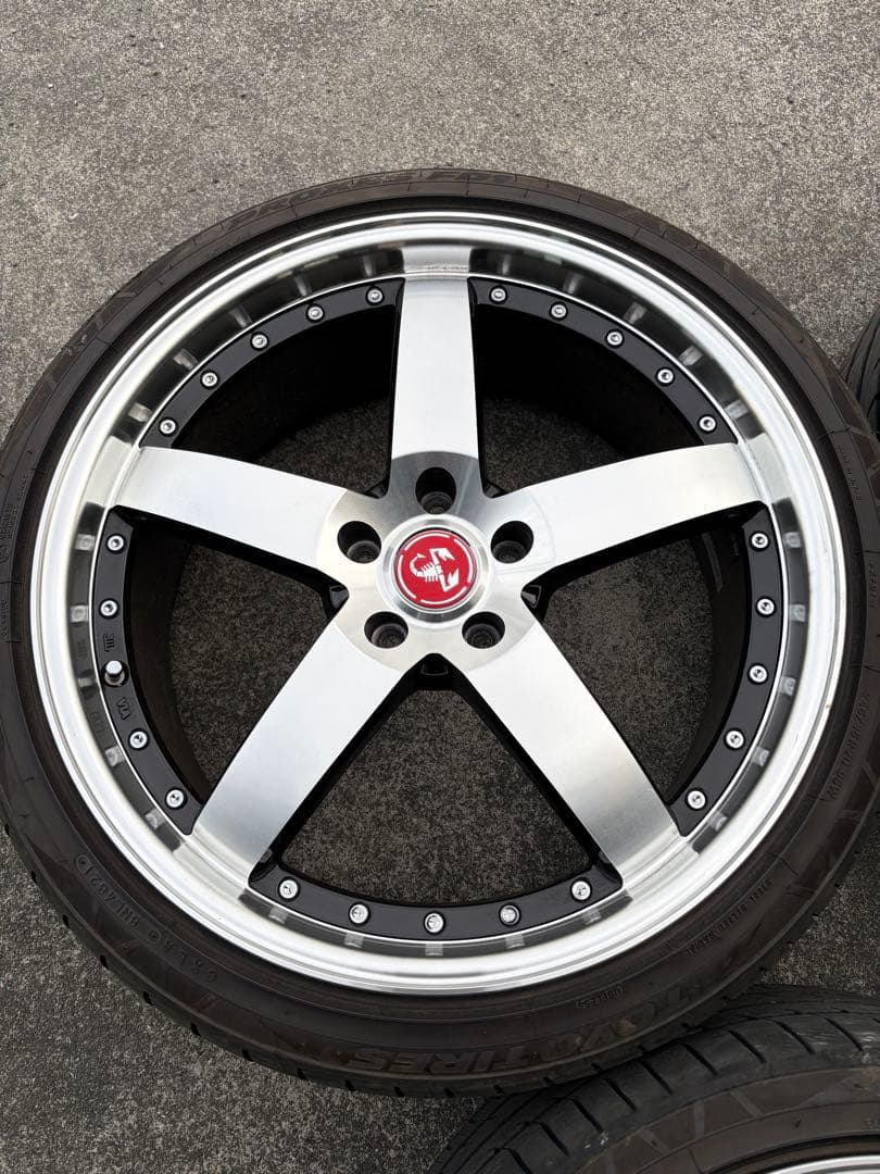 20インチ アルミホイールセット 245/35-20 245/25R20