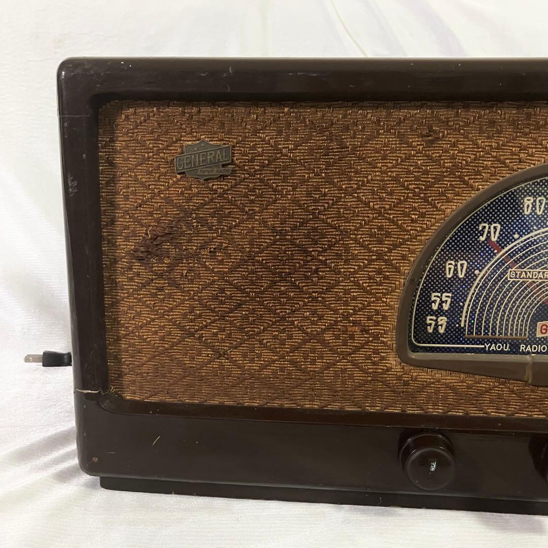 【稼働品】 GENERAL 真空管ラジオ　オーバーホール済　アンティーク　レトロ