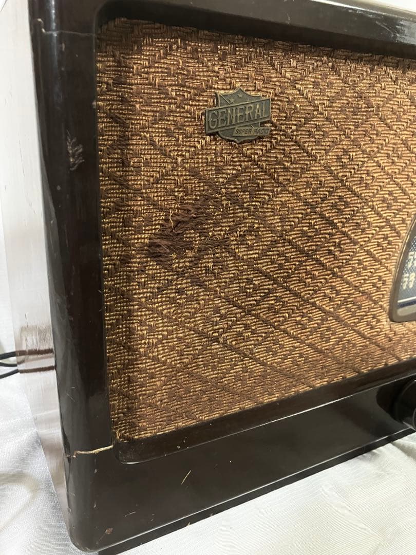 【稼働品】 GENERAL 真空管ラジオ　オーバーホール済　アンティーク　レトロ