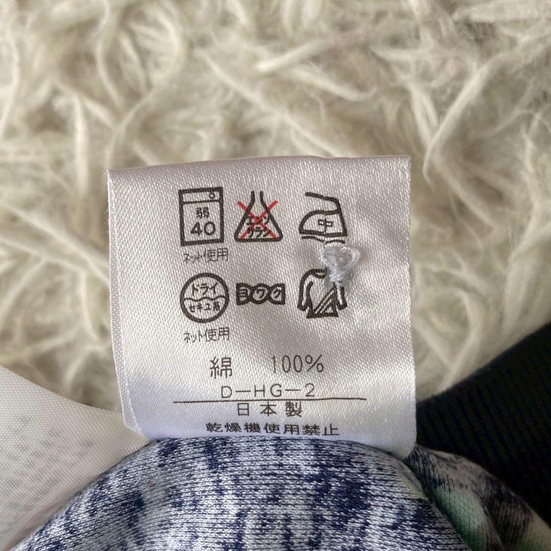 《良品》 LEONARD ポロシャツ ネイビー M 総柄 トロピカル オシャレ