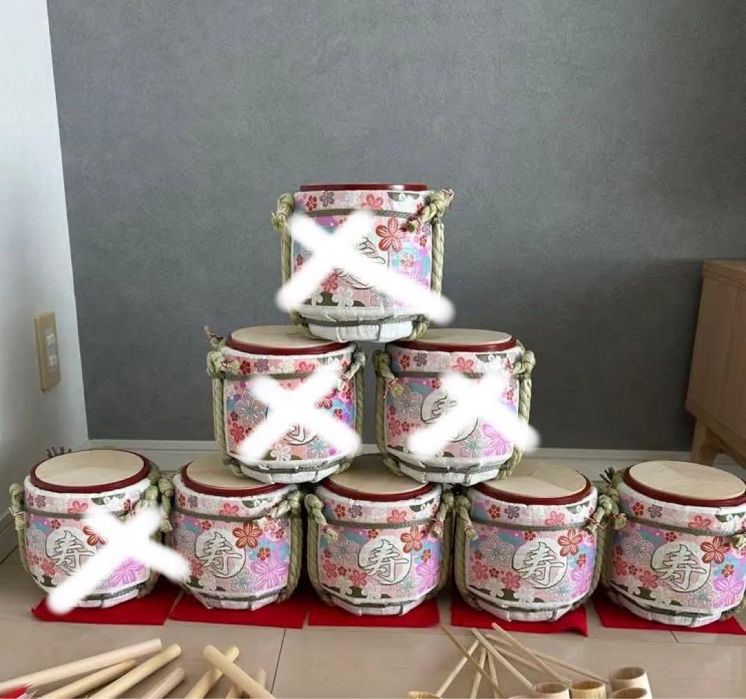 ぷりん　ミニ菰樽　こも樽　こもだる　4個