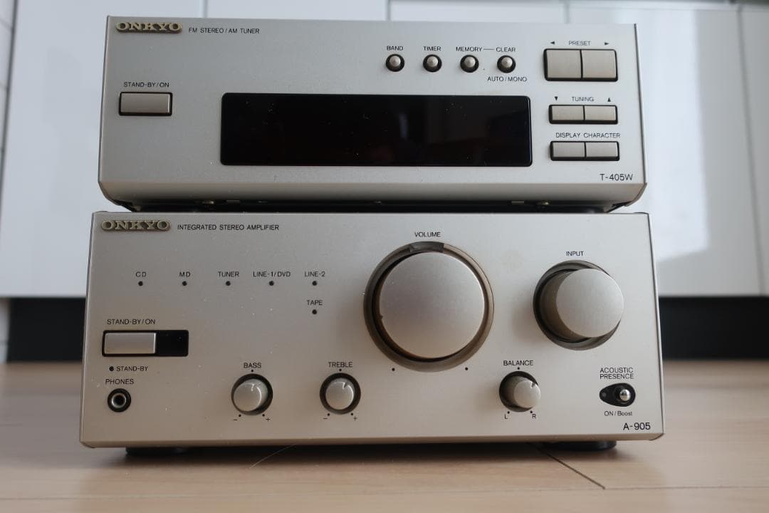 ONKYO INTEC205シリーズ【アンプとチューナー 2点セット】