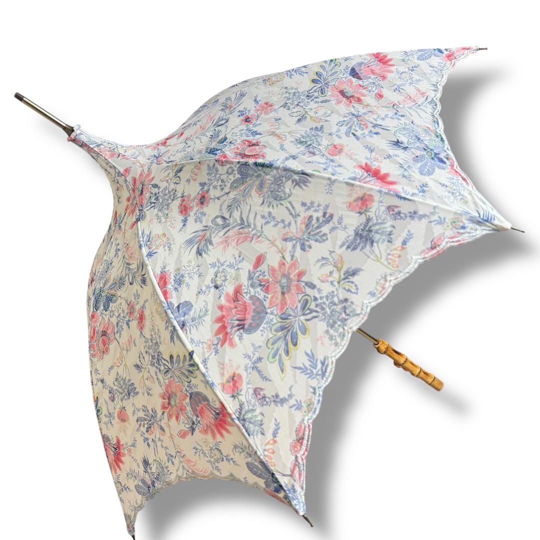 vivienne westwood 日傘 花柄 バンブー 長傘