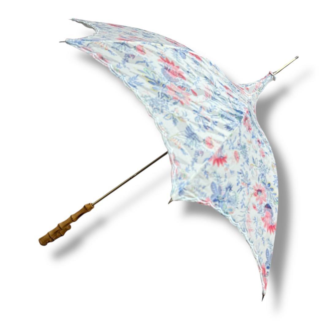 vivienne westwood 日傘 花柄 バンブー 長傘