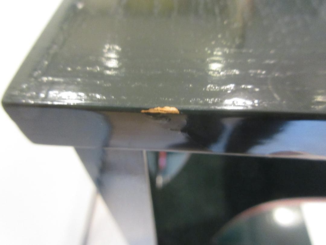 送料込【逢絢亭】茶道具 糸巻棚 柿合塗 組立式 爪紅 表千家好写 木製 作家物