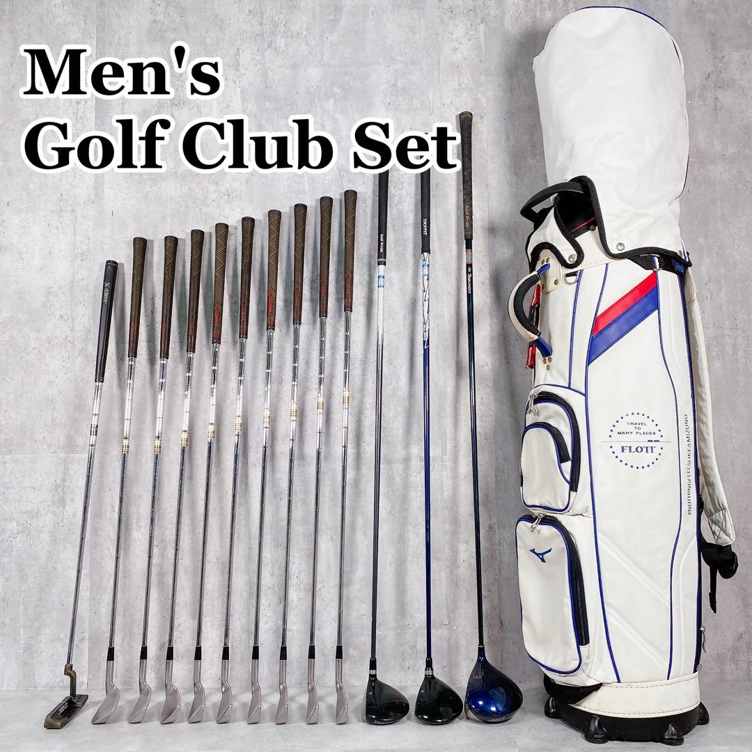 V958 左利き ミズノ 他 ゴルフクラブ メンズ フルセット 白 レフティ