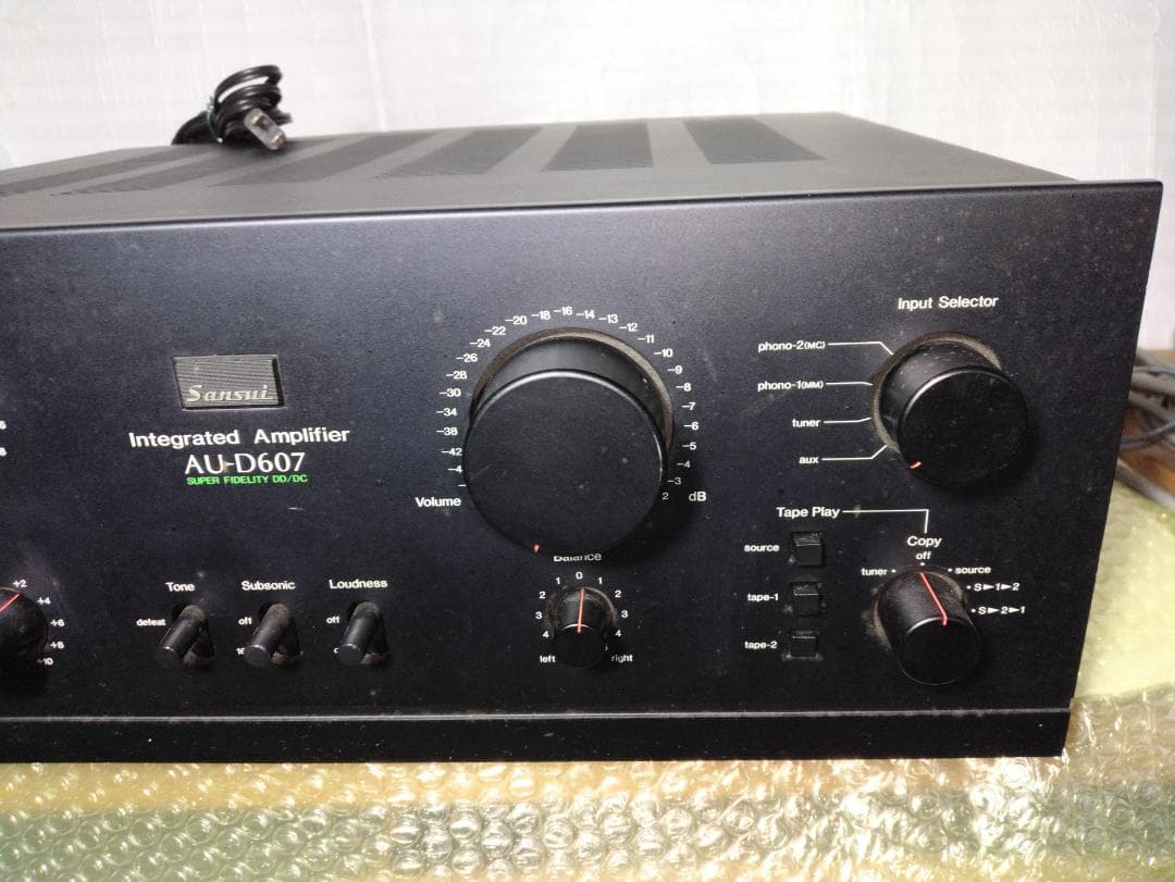 最終値下げ!　サンスイ　プリメインアンプ　AU-D607