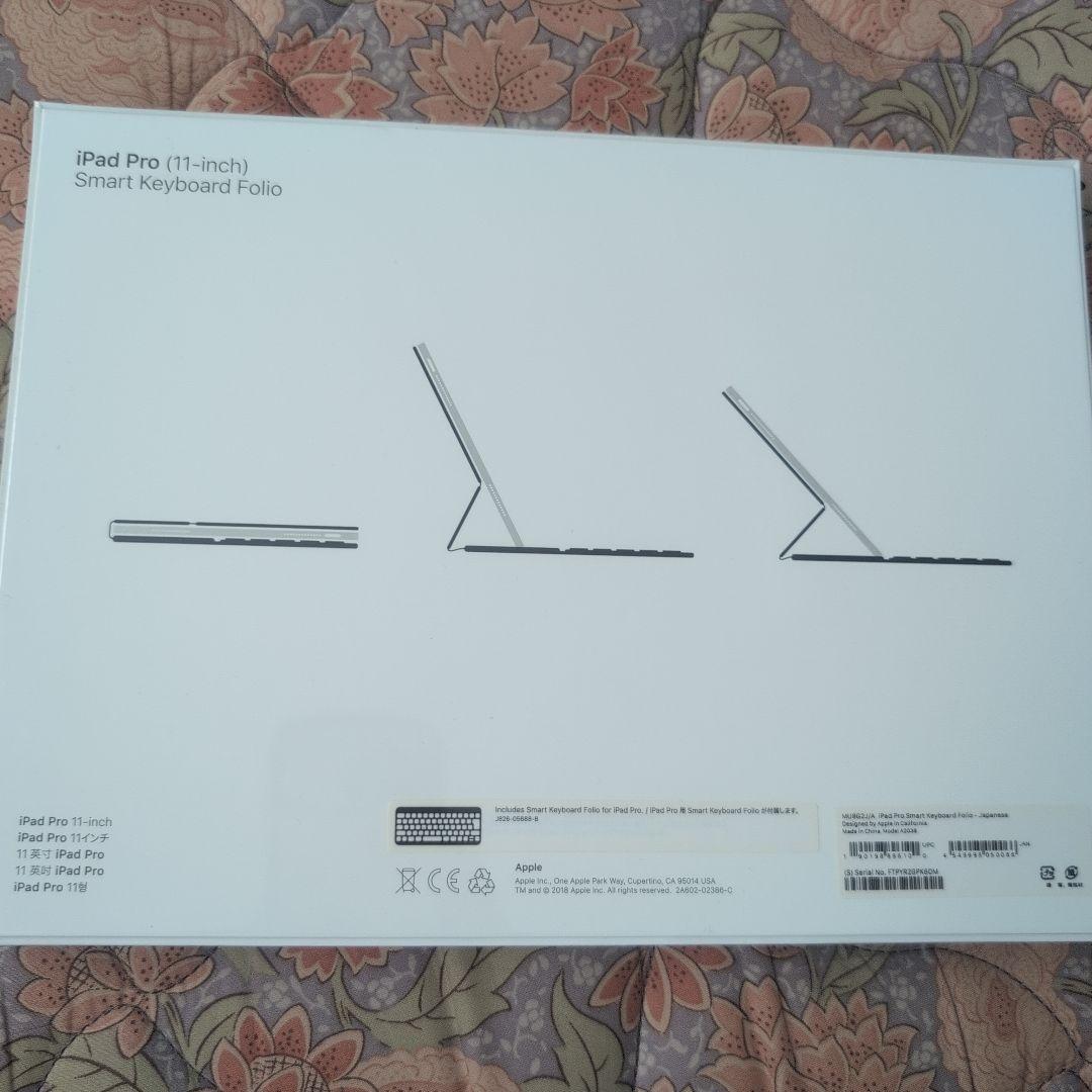 iPadアクセサリー iPadPro11in SmartKeyboardFolio MU8G2J/A