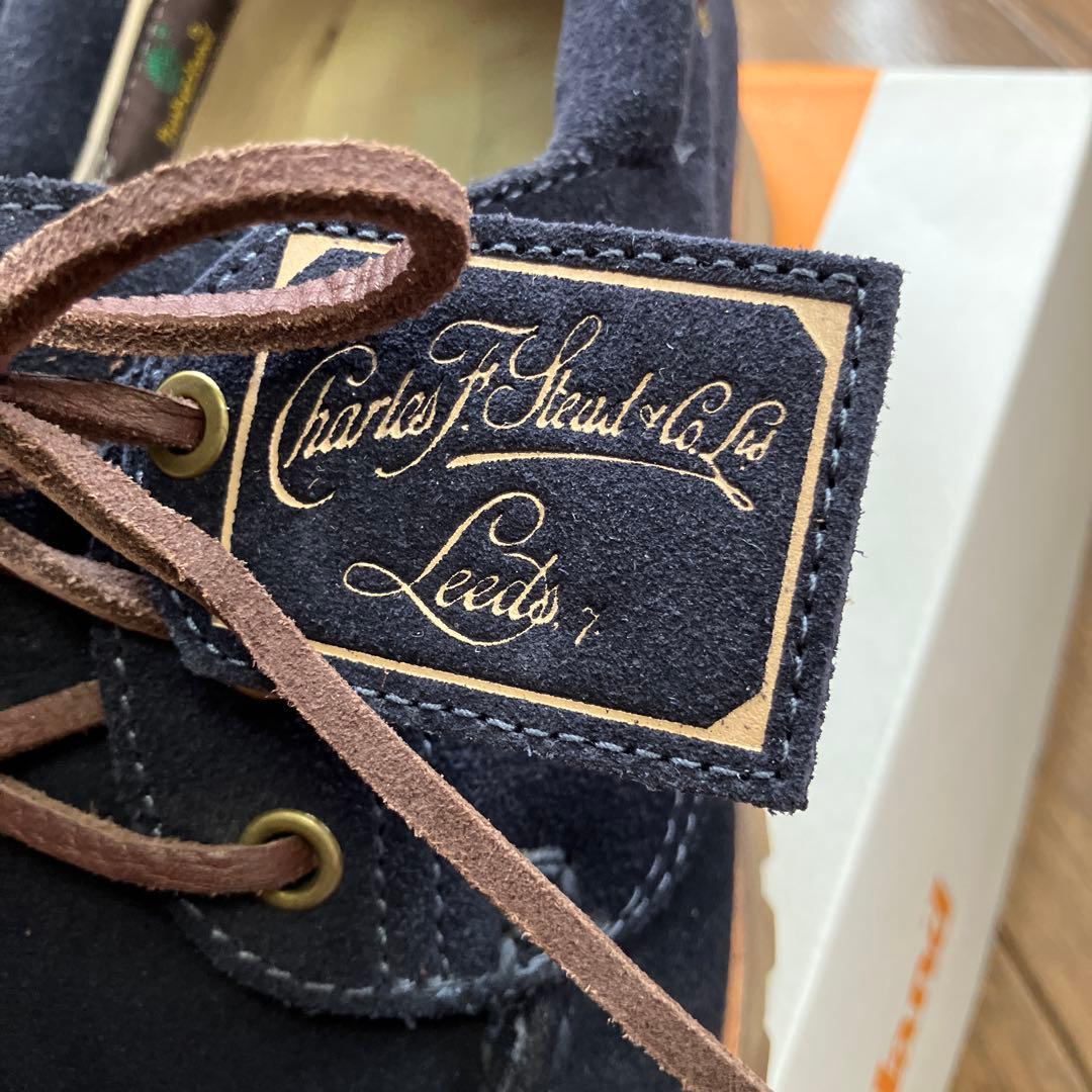 ティンバーランド　デッキシューズ　モカシン　ネイビー　スエード　9W