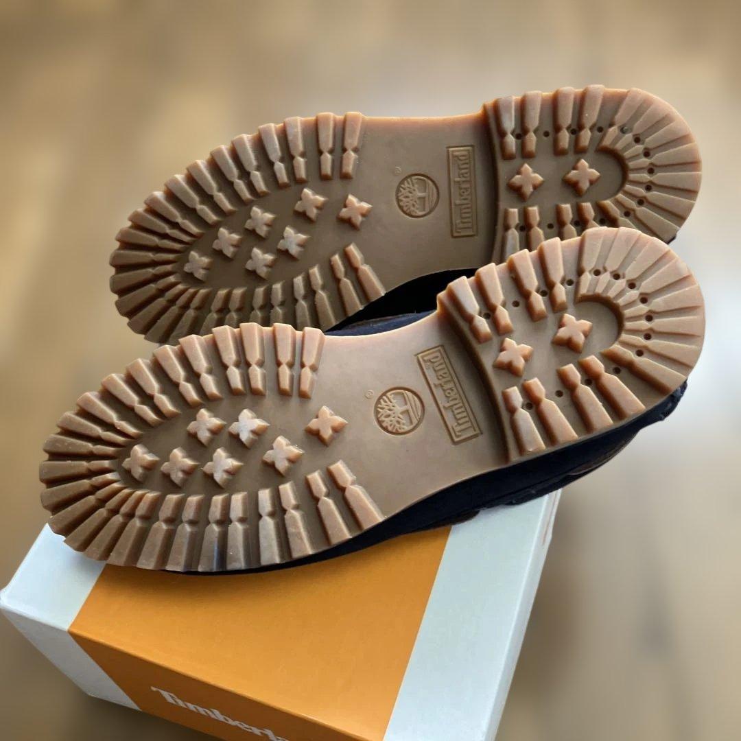 ティンバーランド　デッキシューズ　モカシン　ネイビー　スエード　9W