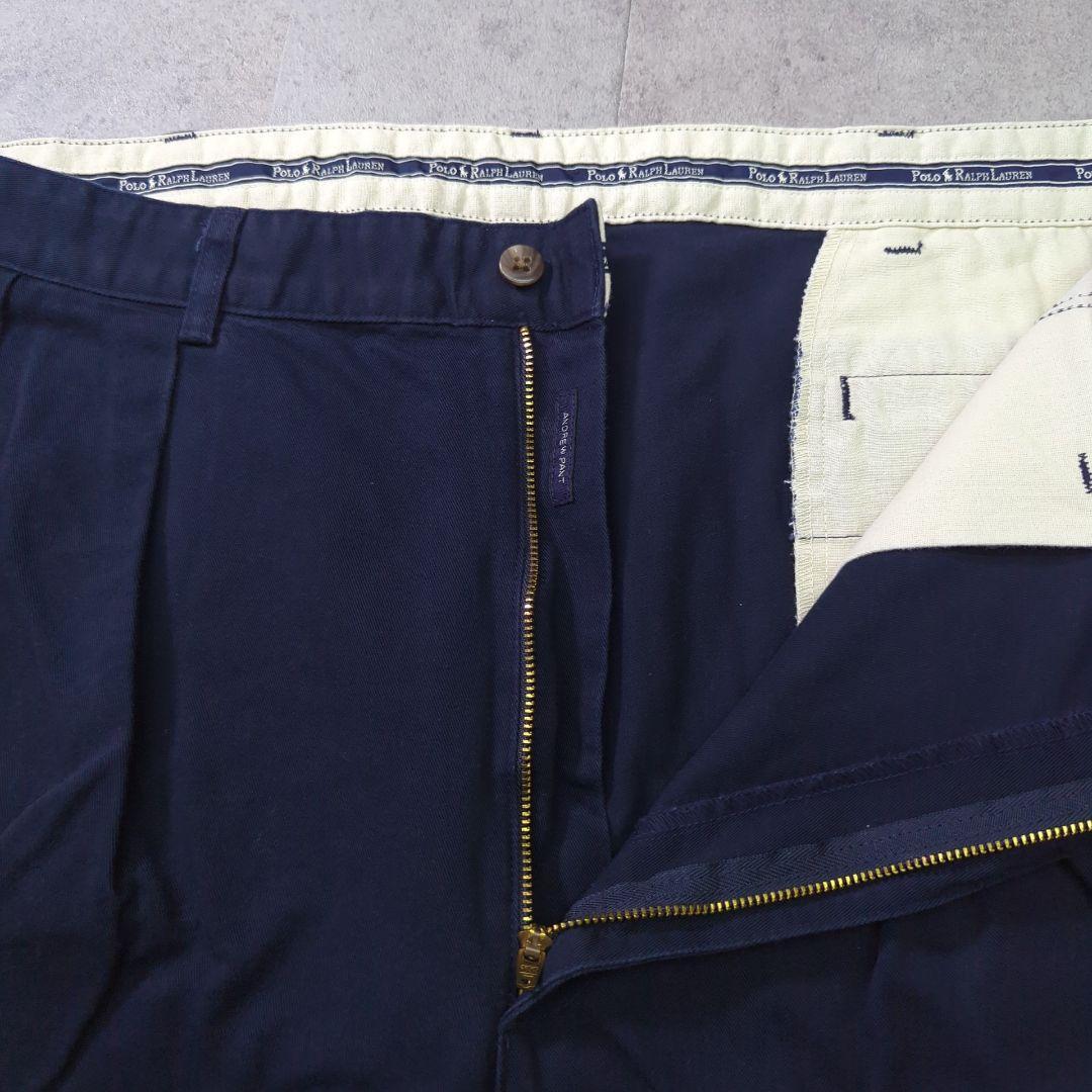 USA製 Polo Ralph Lauren ツータックチノ ANDREW 40