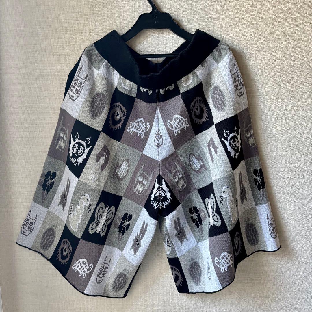 新品未使用 ニットハーフパンツ黒 アールイードット RE. 仲里依紗 完売品