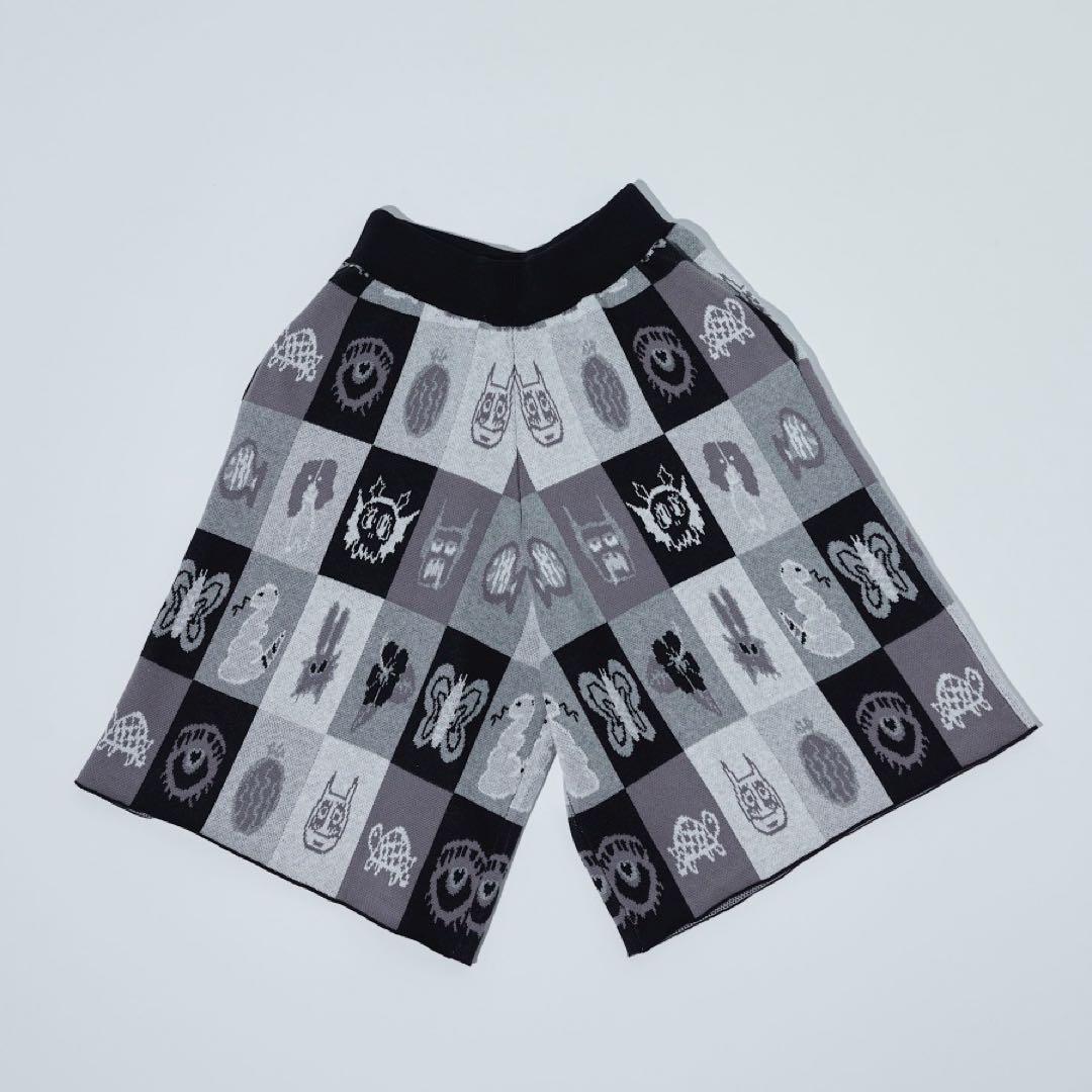 新品未使用 ニットハーフパンツ黒 アールイードット RE. 仲里依紗 完売品