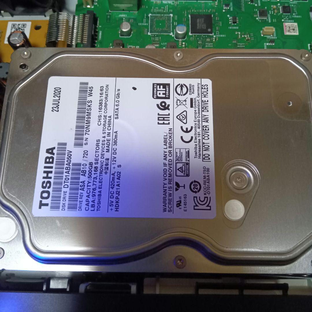 SHARP AQUOSブルーレイBD-NW520 整備済HDD交換品