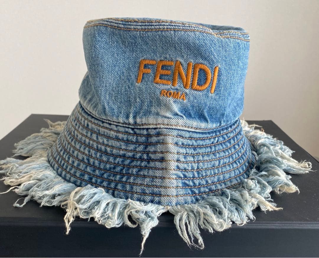 FENDI バケットハット Mサイズ デニム