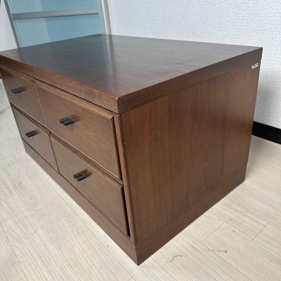 カリモク チェスト 2段4杯 ローチェスト タンス リビングボード i4-2※