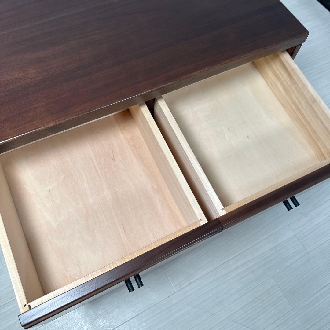 カリモク チェスト 2段4杯 ローチェスト タンス リビングボード i4-2※