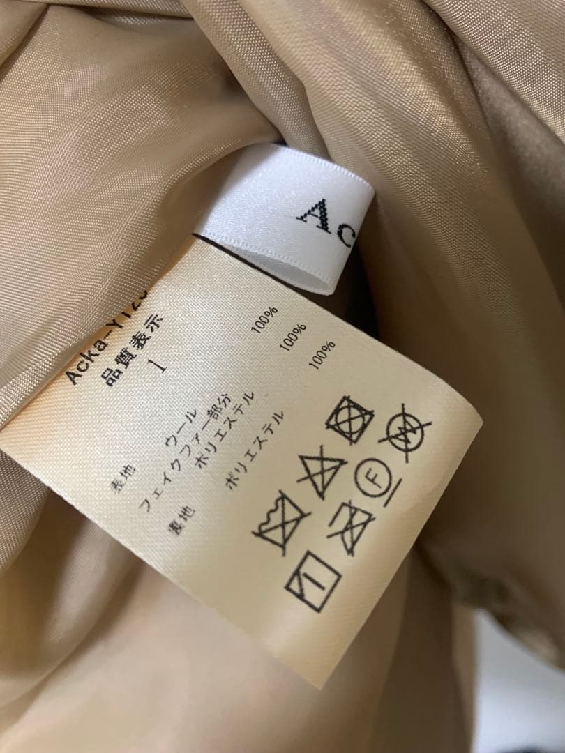 ジャケット・アウター acka fur flare middle coat