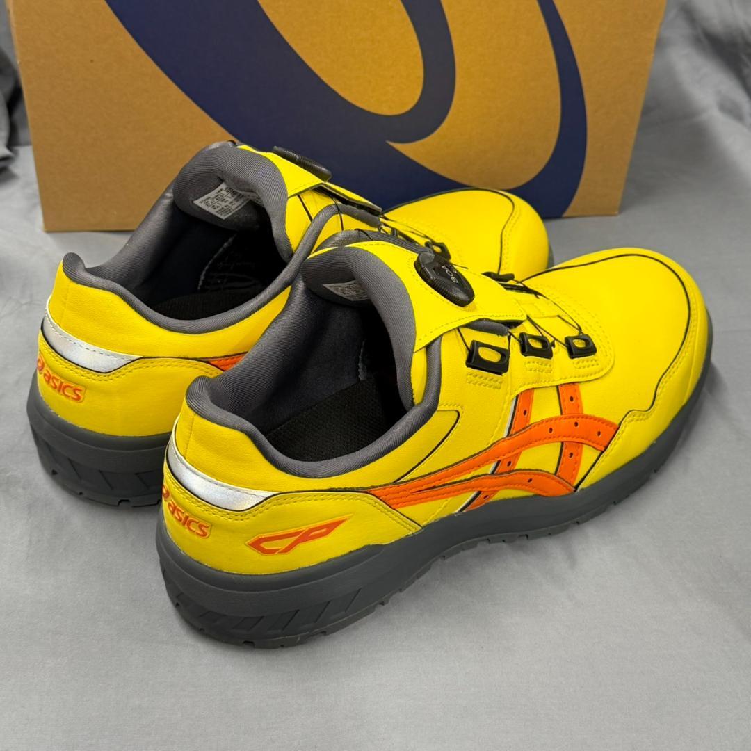 ASICS WINJOB CP306 BOA システム安全靴 イエロー 27cm