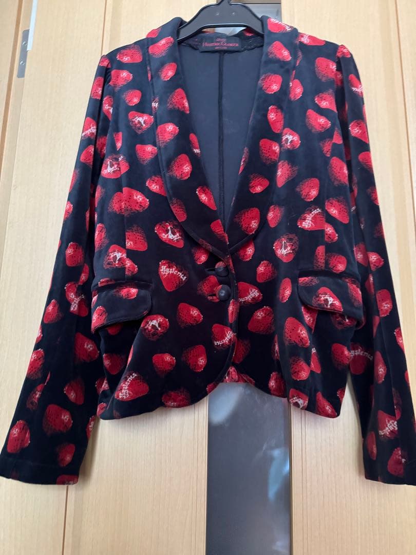 ヒステリックグラマースカルベリースカルドクロテーラードジャケット