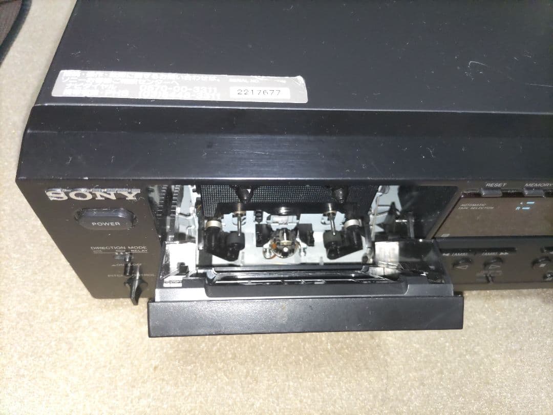 SONY カセットデッキ　TC-WE475