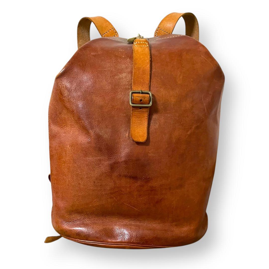 tochca トーチカ エメ リュック コニャック 本革 レザー ヴィンテージ