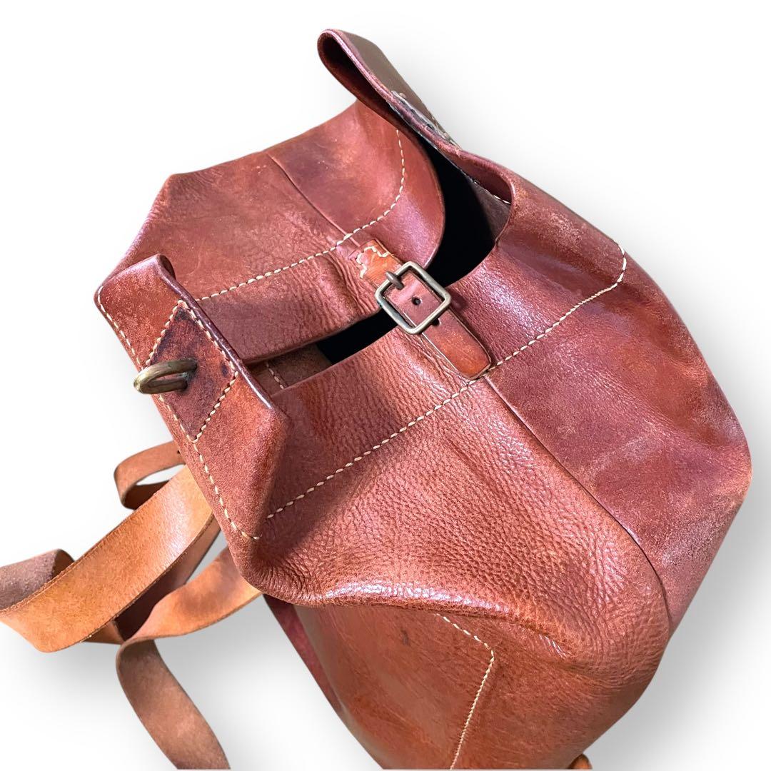 tochca トーチカ エメ リュック コニャック 本革 レザー ヴィンテージ