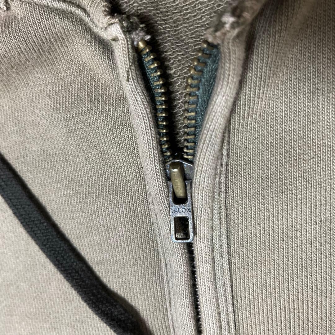 RRL DOUBLE RL コットン フレンチテリーフーディ オリーブ