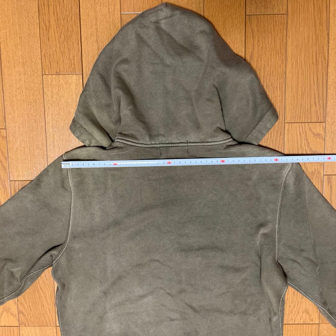 RRL DOUBLE RL コットン フレンチテリーフーディ オリーブ