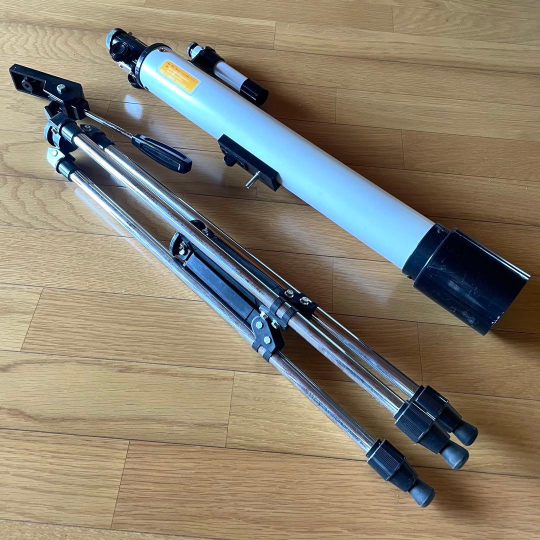 天体望遠鏡 ASTRONOMICAL TELESCOPE 専用三脚付 日本製②