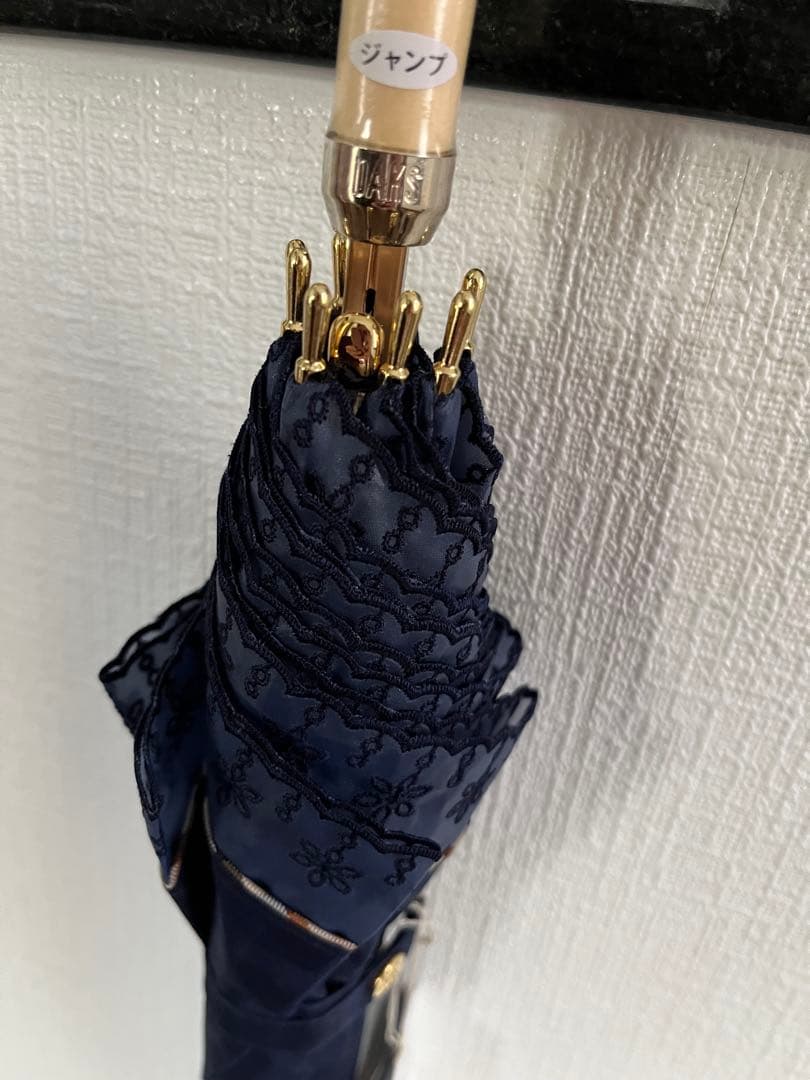 新品　DAKS 晴雨兼用傘　ネイビー　チェック