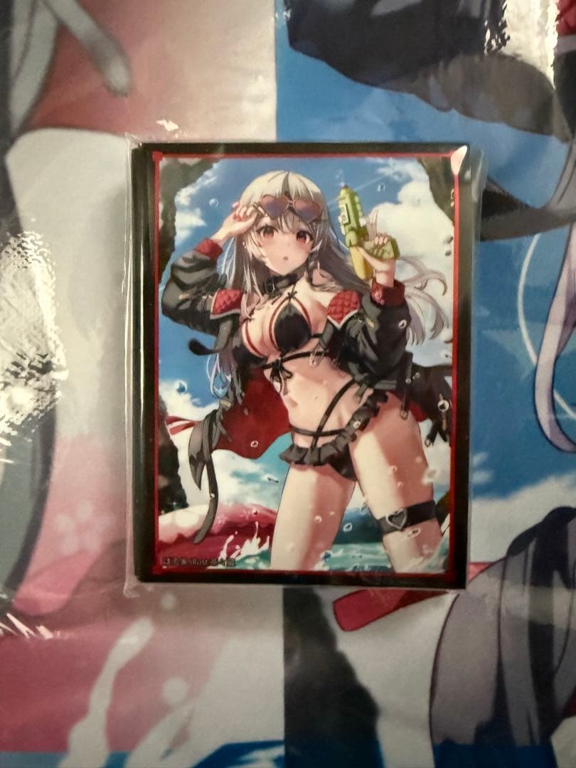 ホロライブ　沙花叉クロヱ　クロエ　スリーブ&プレイマット　セット