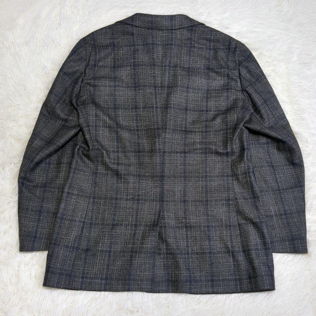 【未使用級】トゥモローランド ウールカシミヤシルク テーラードジャケット 52S