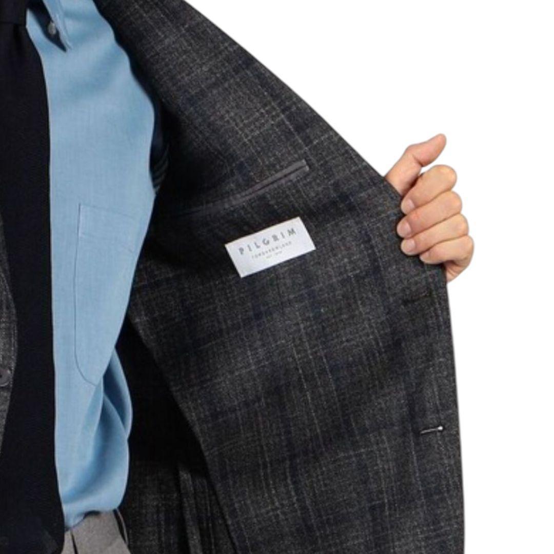 【未使用級】トゥモローランド ウールカシミヤシルク テーラードジャケット 52S