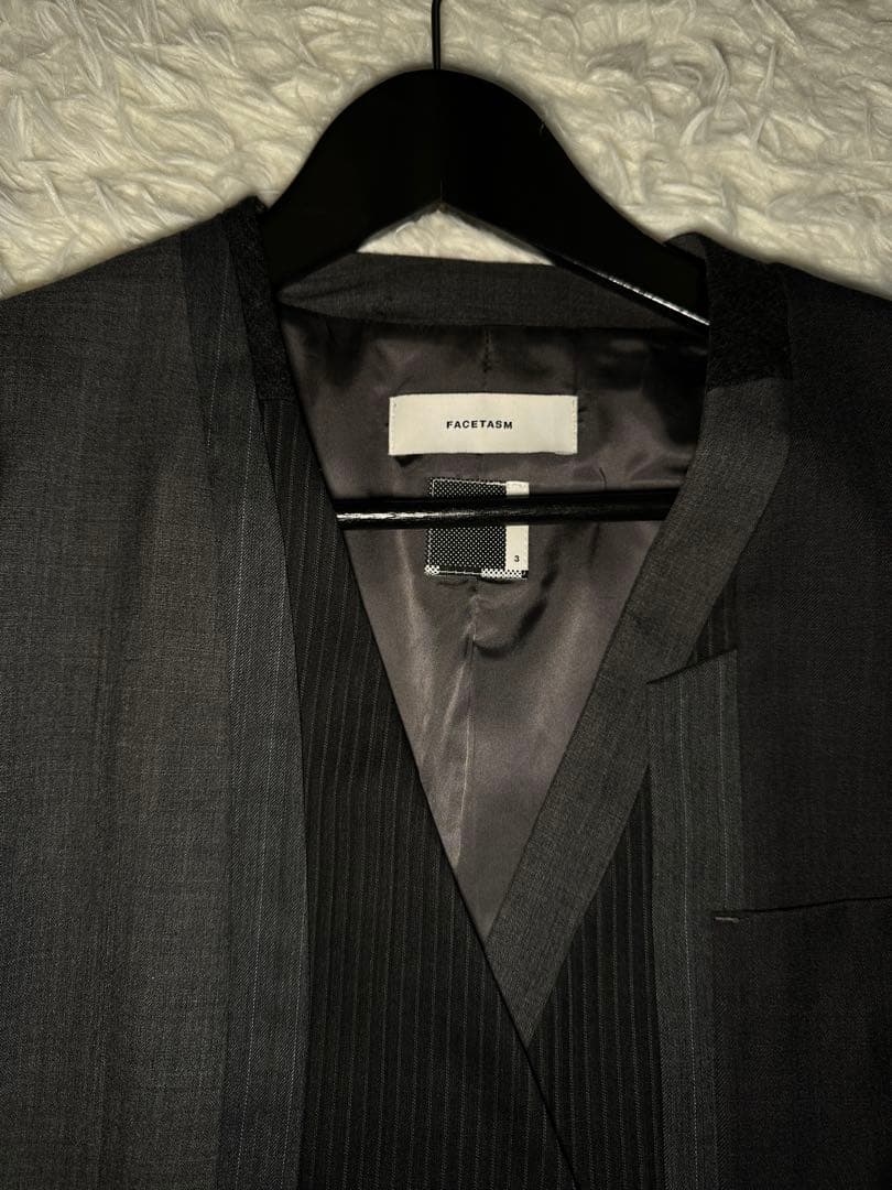 FACETASM ジャケット　サイズ3 ウール　グレー