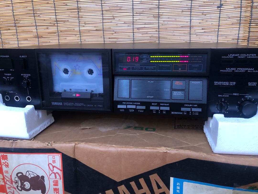 完動作品 美品 YAMAHA カセットデッキ K-750