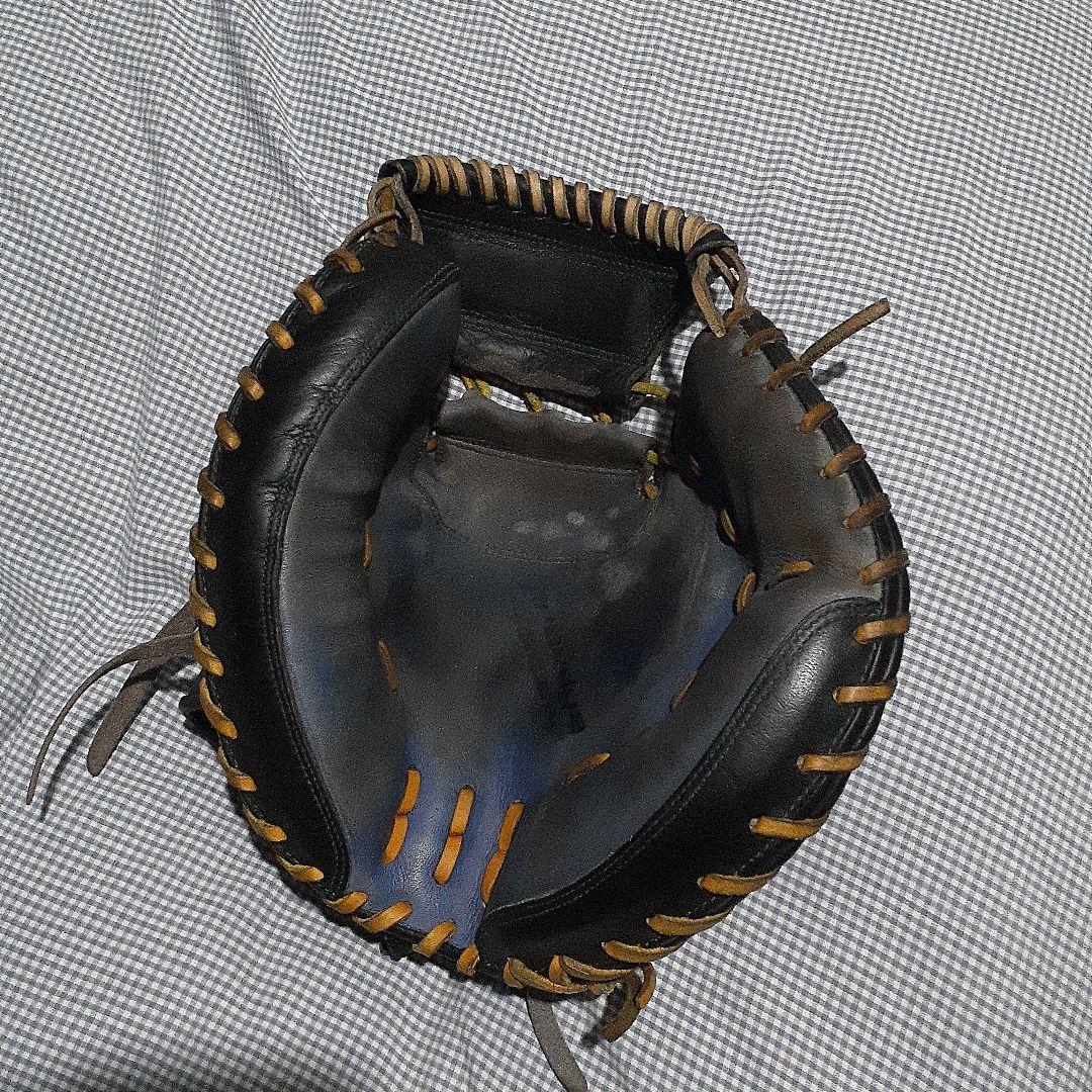 キャッチャーミット 黒/グレー