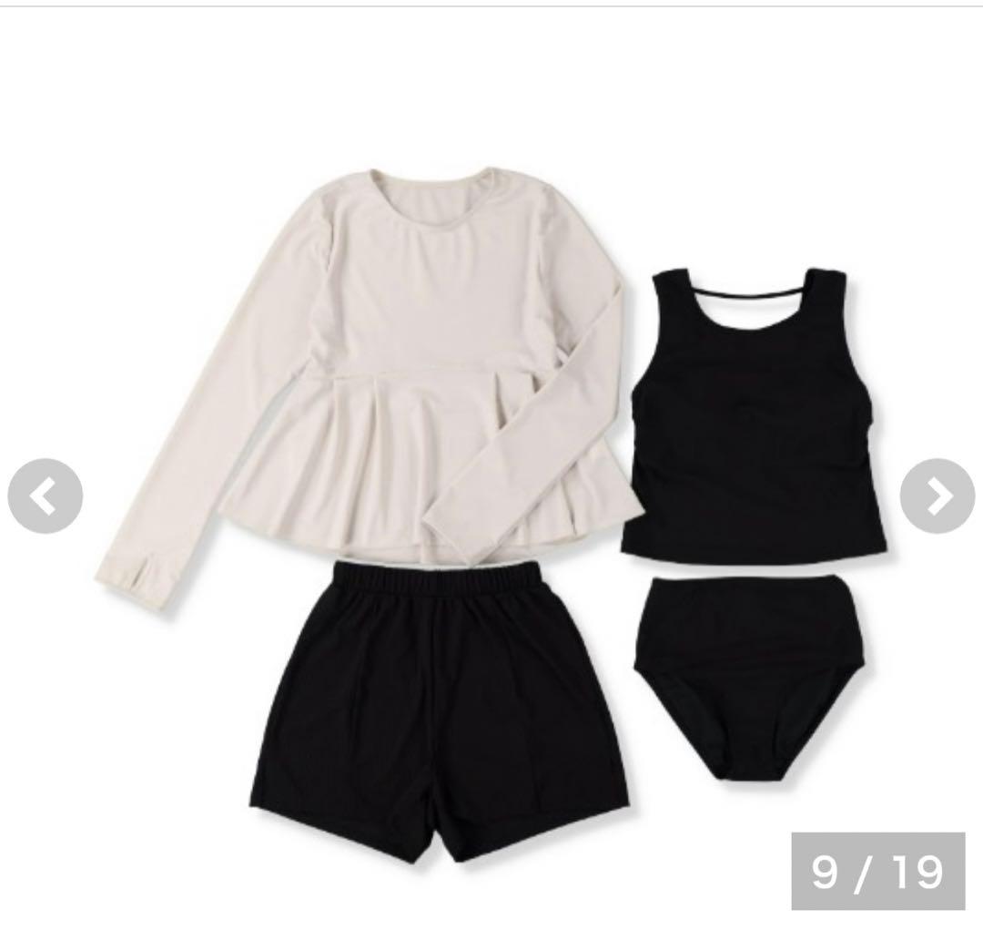 田中里奈 mysa closet 水着4点セット ブラック L完売品