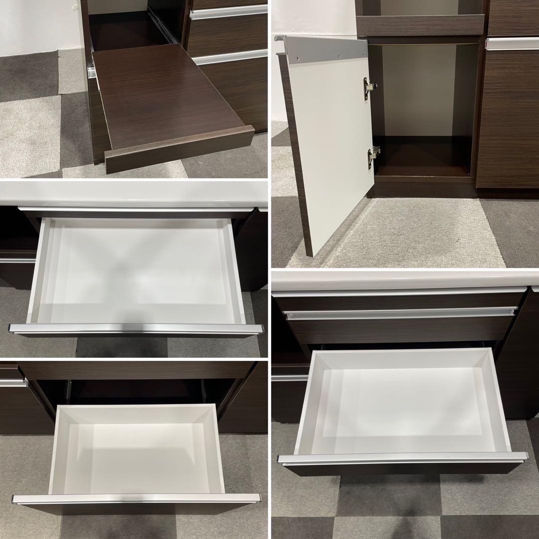 松田家具 Nクラッチレンジ キッチンボード 食器棚 家具 Ma2067