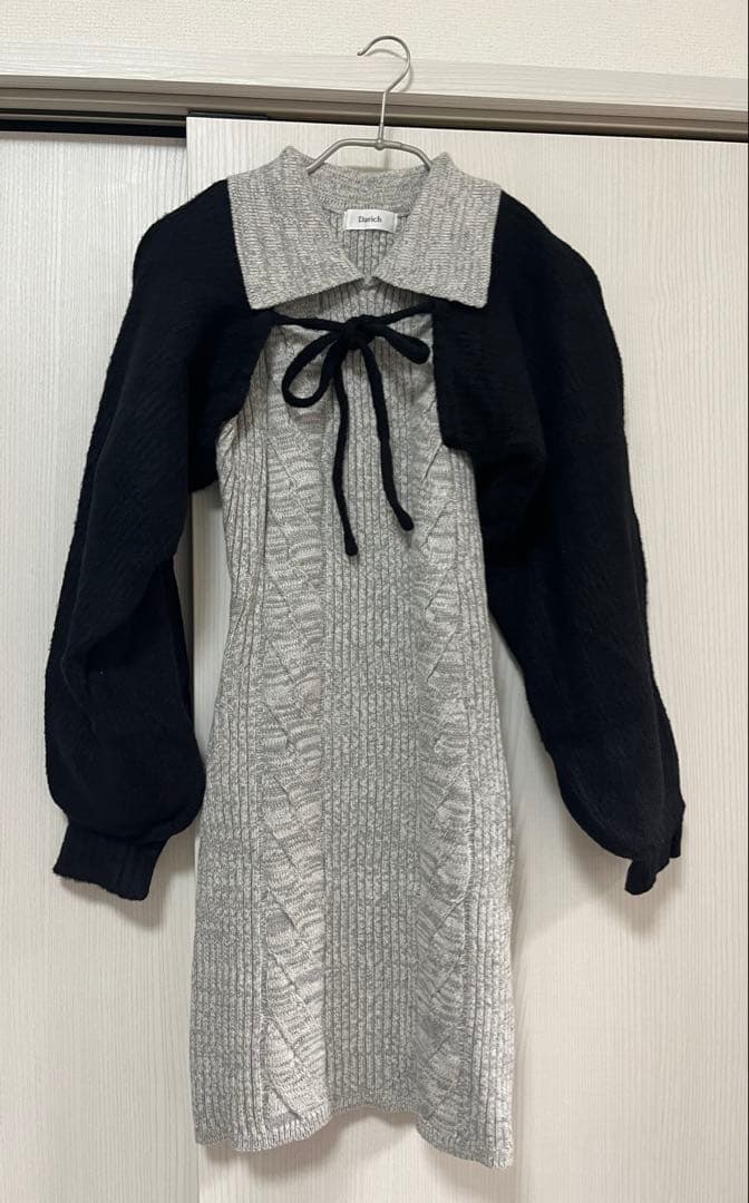 ダーリッチ　Darich　ショートボレロニットミニワンピース