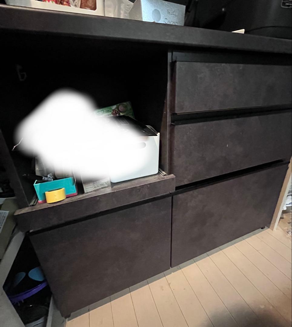 【杉山浩一】パモウナ 食器棚 幅100cm 奥行45cm 高さ189cm