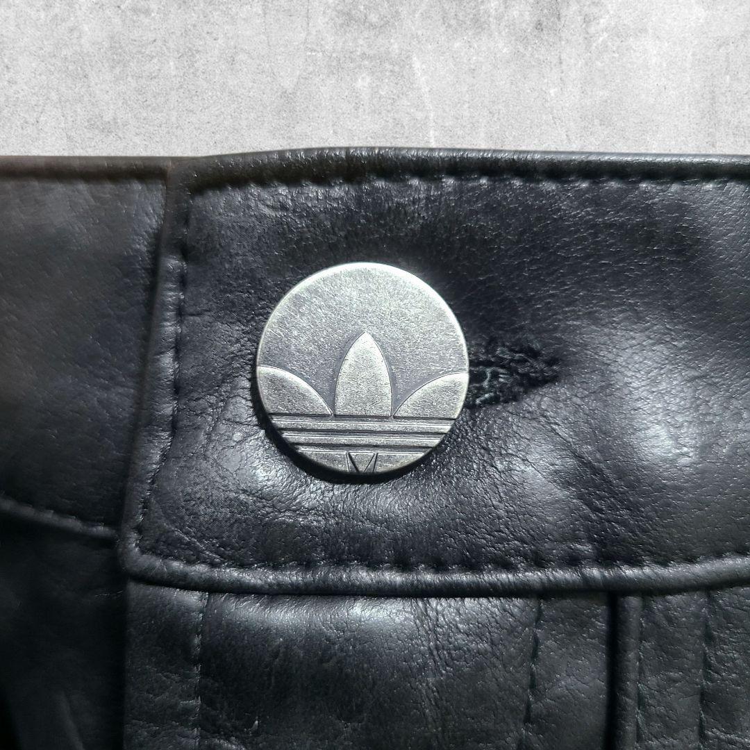 【新品】adidas ADILENIUM シーズン3 フェイクレザーパンツ 26